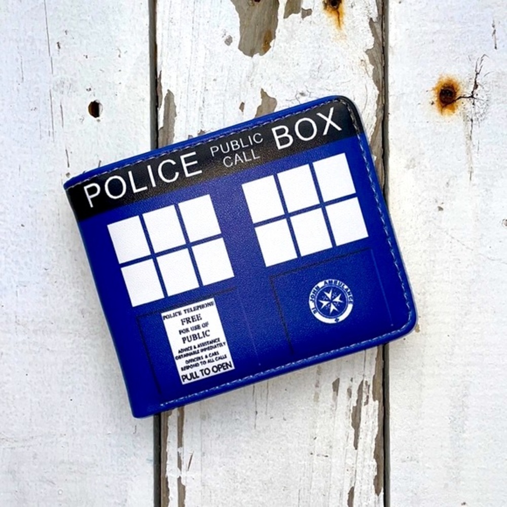 Doctor Who Phone Booth Tardis Wallet Royal Blue